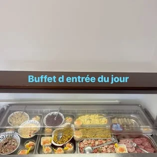 Le buffet d'entrées du jour